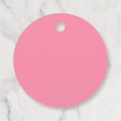 Baker Miller Rosa Farbe Geschenkanhänger (Rückseite)