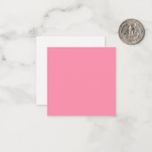 Baker Miller Rosa Farbe Mitteilungskarte (Vorderseite/Rückseite Beispiel)