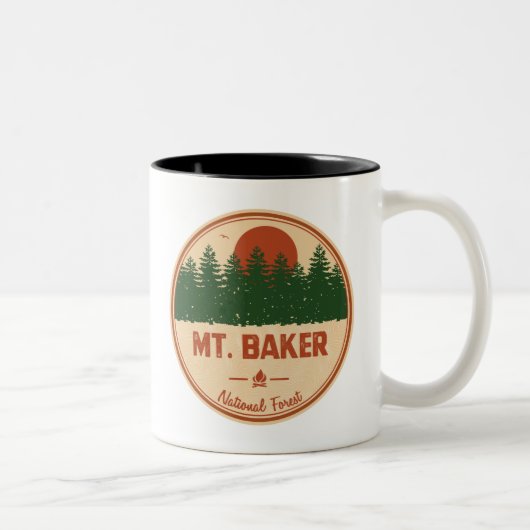 Baker National Forest Zweifarbige Tasse (Rechts)