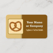 Baker oder Event Caterer Pretzel oder Ihr Logo und Visitenkarte (Vorderseite)