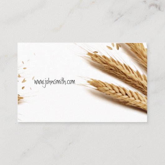 Baker (panadero) tarjeta visita visitenkarte (Rückseite)