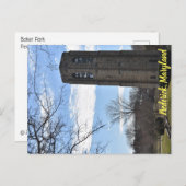 Baker Park Tower Frederick Maryland Postkarte (Vorne/Hinten)