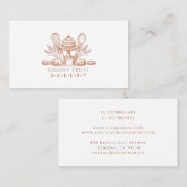 Baker Pastry Chef Baking Tools Visitenkarte (Vorne/Hinten)