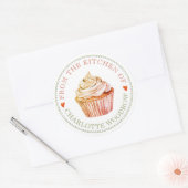 Baker Pastry Chef Cupcake Food Label Sticker (Umschlag)