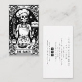 Baker Pastry Koch Dessert Caterer Visitenkarte (Vorne/Hinten)