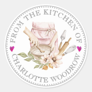 Baker Pastry Koch Tools Food Label Aufkleber