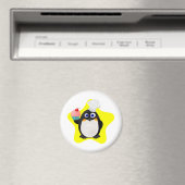Baker Penguin mit Cupcake Magnet (In Situ (Geschirrspüler))