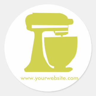 Baker Personal Cook Runder Aufkleber