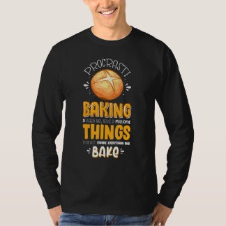 Baker Procrasti Backpastry Enthusiasten T-Shirt