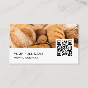 Baker QR-Logokombination Social Media Visitenkarte