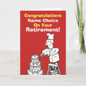 Baker Retirement Karte (Vorderseite)