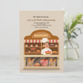 Baker Retirement Party Einladung (Stehend Vorderseite)