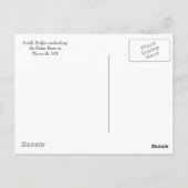 Baker River, Plymouth, NH Postkarte (Rückseite)