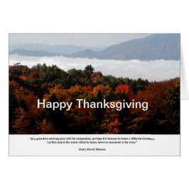 Baker River Valley Clouds - Thoreau Different Drum