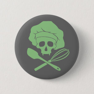 Baker-Schädel mit Toque Button