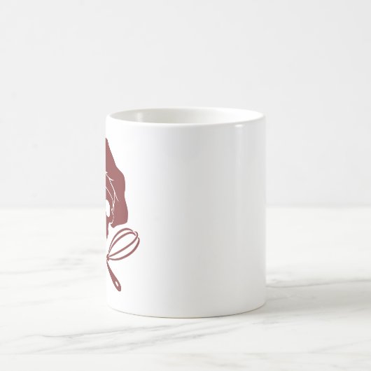 Baker-Schädel mit Toque Kaffeetasse (Mittel)