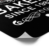 Baker Seit 1982 Cupcake 42. Geburtstag Mütter Tag Poster (Ecke)