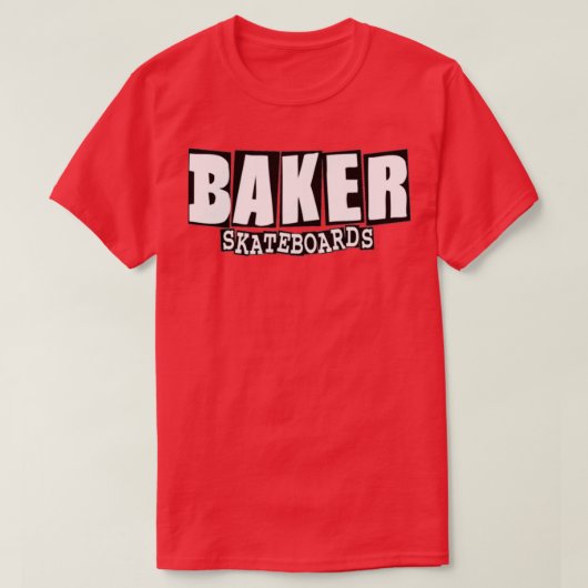 Baker-Skateboard 4 T-Shirt (Design vorne)