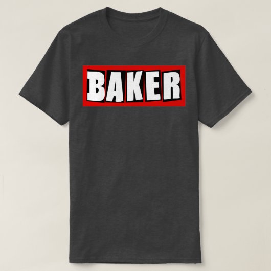 Baker-Skateboard T-Shirt (Design vorne)