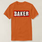 Baker-Skateboard T-Shirt (Design vorne)