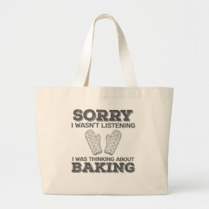 Baker Sorry, dass ich nicht hörte, dass ich über d Jumbo Stoffbeutel
