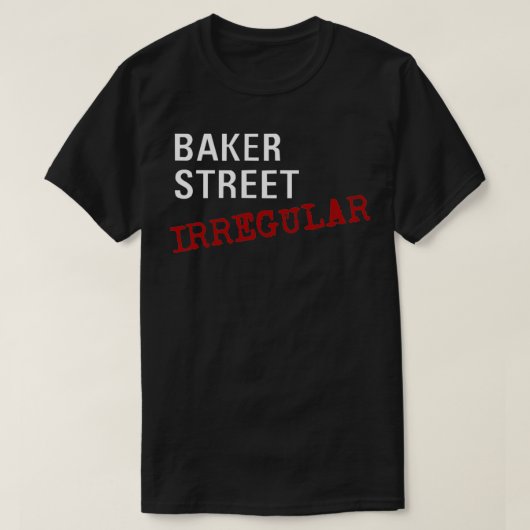Baker Street Irnormal weiß T-Shirt (Design vorne)