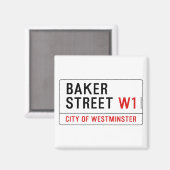 Baker Street Magnet (Vorderseite/Rückseite)