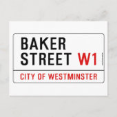 Baker Street Postkarte (Vorderseite)