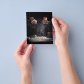 Baker Tossing Mehl| Basisches Geschenk Flyer (Gruppe)