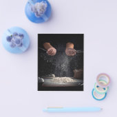 Baker Tossing Mehl| Basisches Geschenk Flyer (Einzeln)