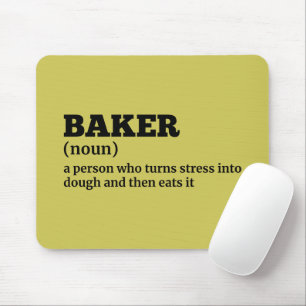 Baker - Unglaublich witzig Job Definition Mouse Pa Mousepad