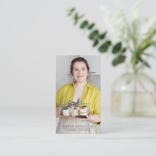 Baker Visitenkarte (Stehend Vorderseite)