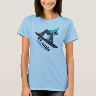 Baker Washington aquamarine Snowboarddamen T-Shirt