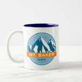 Baker Washington Stars Moon Zweifarbige Tasse (Links)