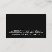 Baker | Whisk Rolling Button | Holz Visitenkarte (Rückseite)