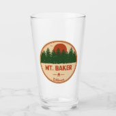 Baker Wilderness Washington Staat Glas (Vorderseite)
