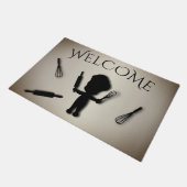 Baker Willkommen Fußmatte (Schrägansicht)