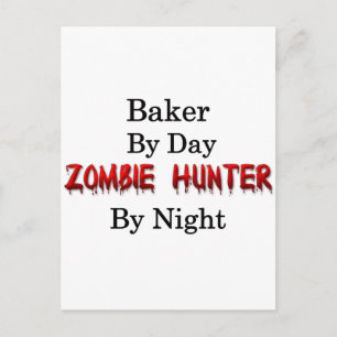 Baker/Zombie Hunter Postkarte