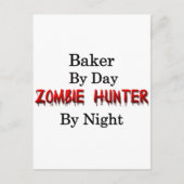 Baker/Zombie Hunter Postkarte (Vorderseite)