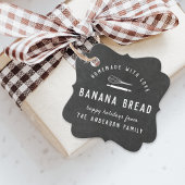 Bakerlogo Holiday Baking Geschenk Tafel Geschenkanhänger