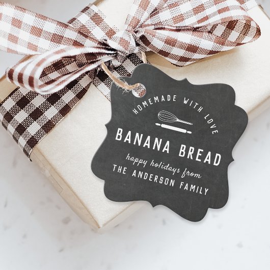 Bakerlogo Holiday Baking Geschenk Tafel Geschenkanhänger