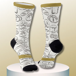 Bakers bake bread and pastries, Thanksgiving Socken