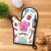 Baker's Best Friend: Oven Mitts Holder Set Ofenhandschuh (Oben unten)