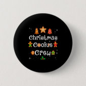Bakers Christmas Cookie Crew Family Baking Team Ho Button (Vorderseite)