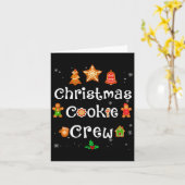 Bakers Christmas Cookie Crew Family Baking Team Ho Karte (Gelbe Blume)
