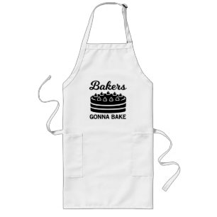 Bakers Gonna Bake Funny Geschenk Lange Schürze