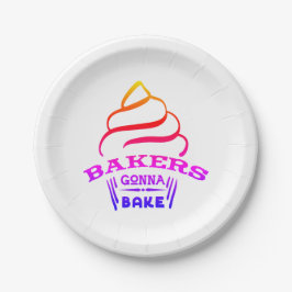 Bakers Gonna Bake Pappteller