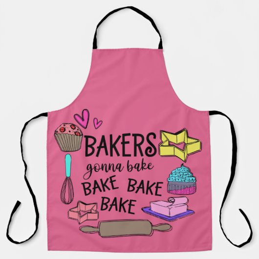 Bakers Gonna Bake Schürze (Vorderseite)