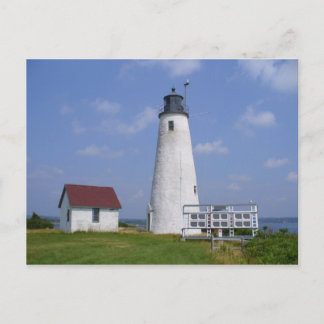 Bakers Island Light Postkarte