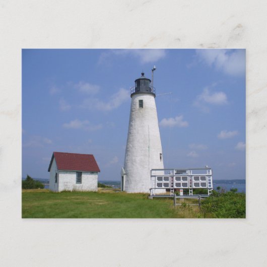 Bakers Island Light Postkarte (Vorderseite)